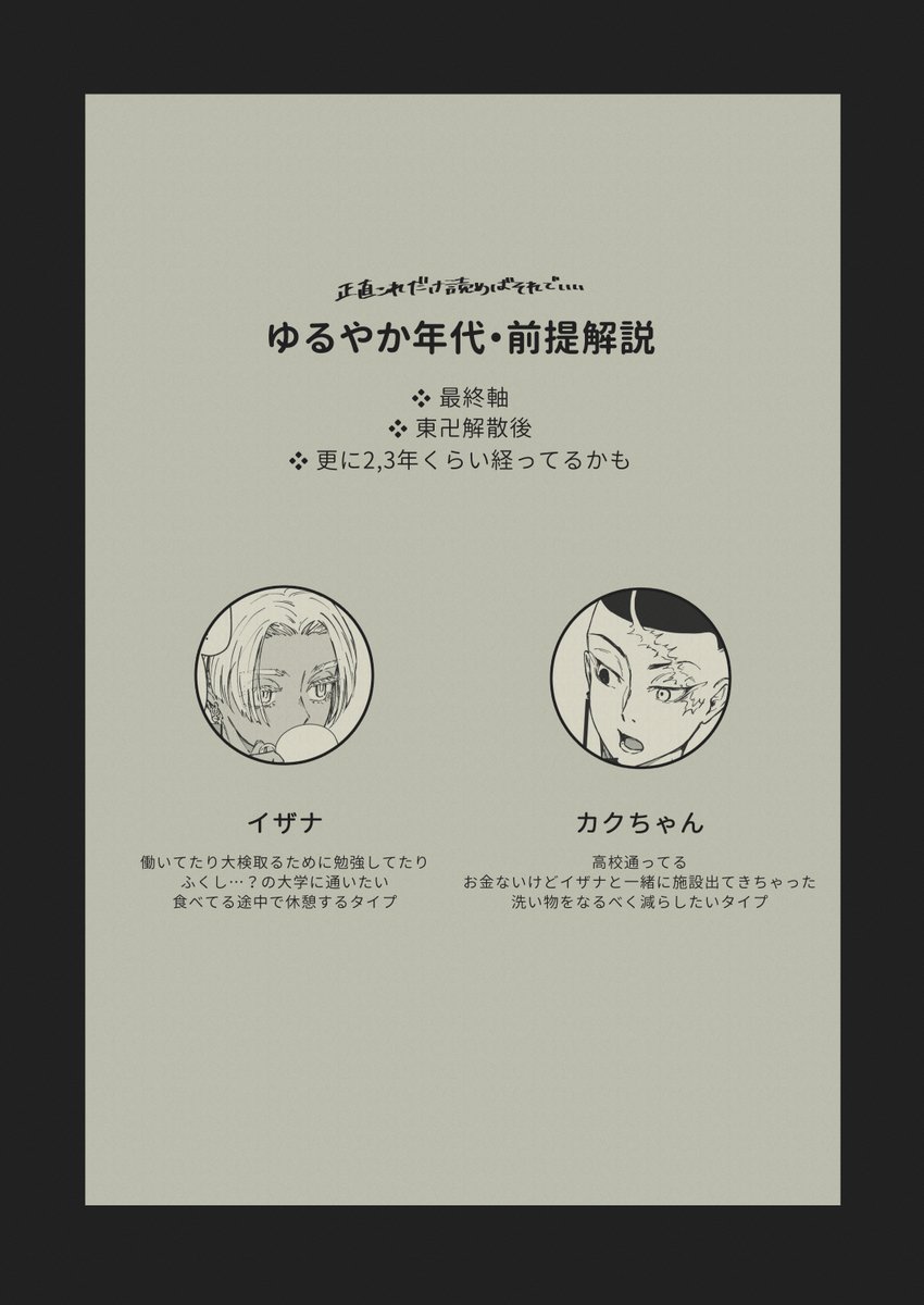 展の描きおろし部分を受けてのザ𐨠と兄弟の関わりの話です(4/8)
カクイザですがそんなにでもないです(?)
2.22開催ありがとうございます🎊
 #横浜失楽園ランド 
