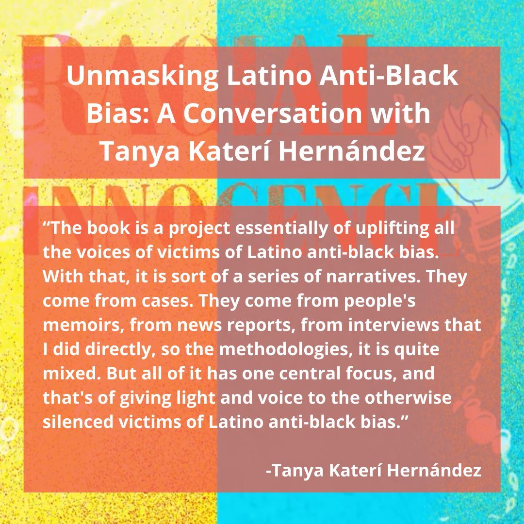 #ICYMI 🎧 Listen to ep. 9 of #ArtistasintheCapital with @ProfessorTKH to hear her discuss her book, 'Racial Innocence,' where she highlights the untold stories of Afro-Latinos and sheds light on enduring injustices silently faced for far too long. 🔗: holacultura.com/podcasts/artis…