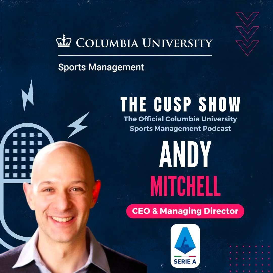 #CUSP Show Drop Andy Mitchell, CEO & Managing Director of Serie A USA, discusses his career from CNN to Facebook, sports content, his transition to Serie A USA & the relationship it has with Columbia. Apple: apple.co/42MFqbj Spotify: spoti.fi/48oMZGv #sportsbiz