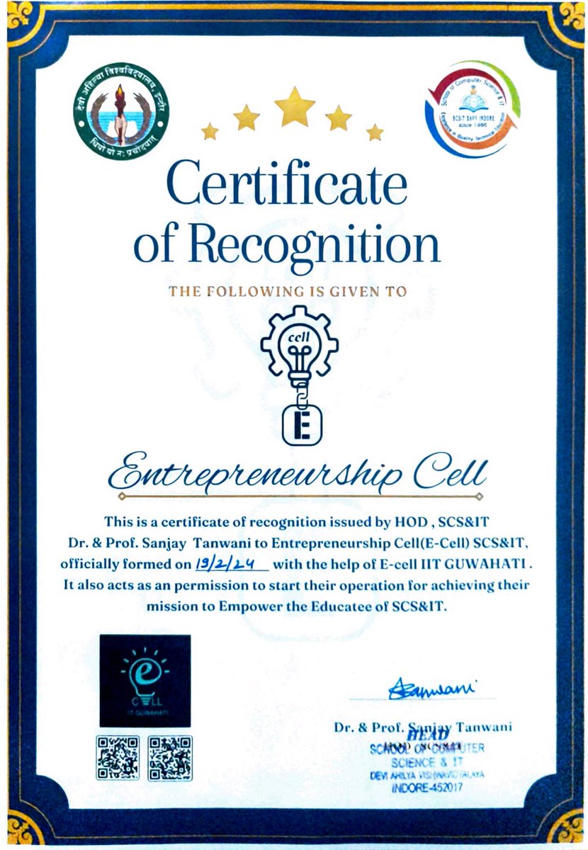 ecell_scsit's tweet photo. Glad to announce our official inauguration 🥳🥳

@ecell_scsit is inaugurated in association of @ecelliitg https://t.co/jCjMNXwzvh