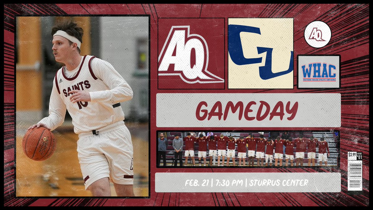 GAMEDAY!! We host cross-town Cornerstone with a 7:30 p.m. start. We will hold a ceremony for our seniors before the start of the contest! LIVE STATS: aqsaints.com/sidearmstats/m… WATCH: aqsaints.com/watch/?Live=72…