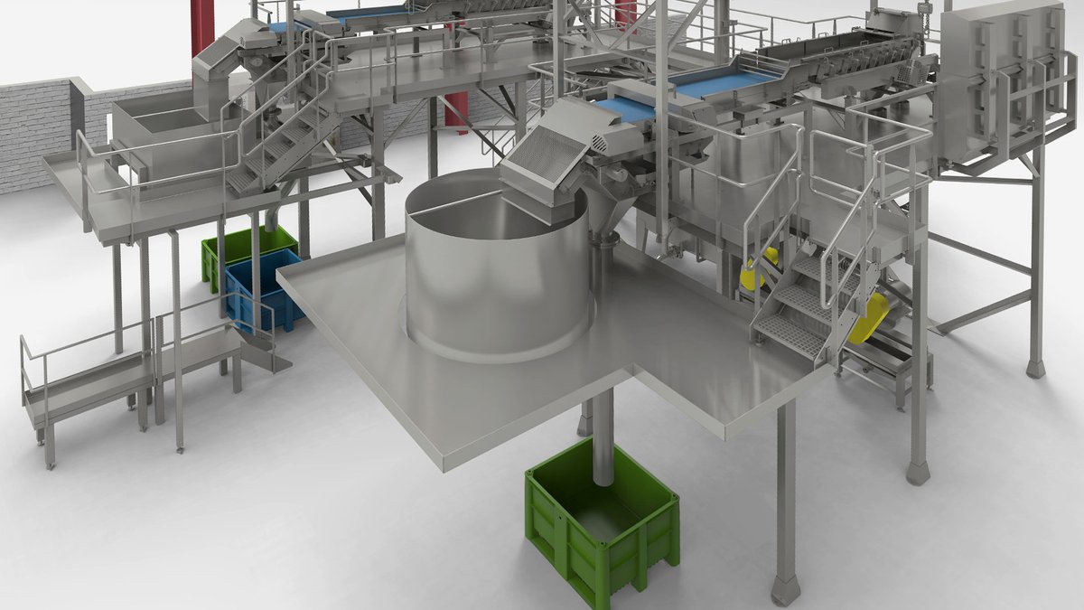 Artec Leo &amp; Ray-captured digital twin transforms pea processing efficiency: ow.ly/TXBM50QGeNY