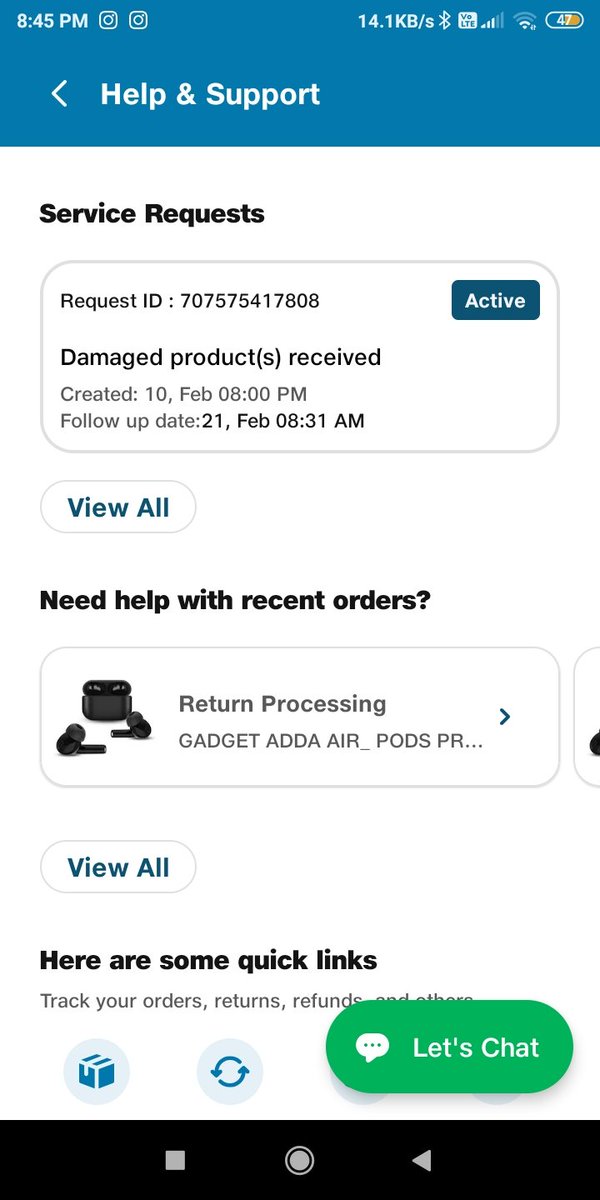 MartJioConsumer's tweet photo. Dear @jiomart_support,

I hope this message finds you well. I am reaching out regarding order 17072309370181337M, which I returned 11 days ago. Unfortunately, I am still seeing that the order is in a processing state, and I have not yet received any updates on its status. https://t.co/kA9aoxrcsM