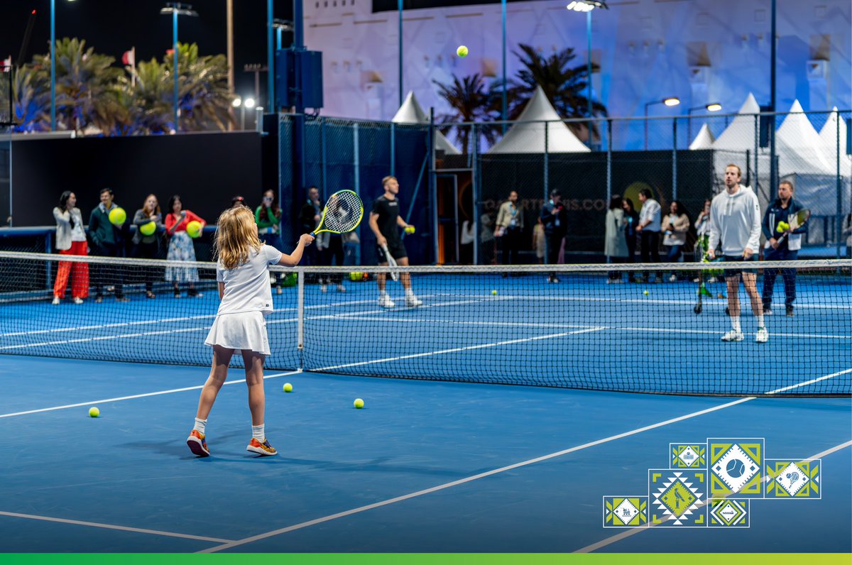 exxonmobil_qa's tweet photo. Thank you Tallon Griekspoor & Botic van de Zandschulp for holding a kids clinic for children from the ExxonMobil Qatar community! What a special and unforgettable experience!
#OurPastOurFuture #BuildingLegaciesTogether #30AndBeyond #QEMO2024 #QatarTennis https://t.co/6V6lQZSCHh