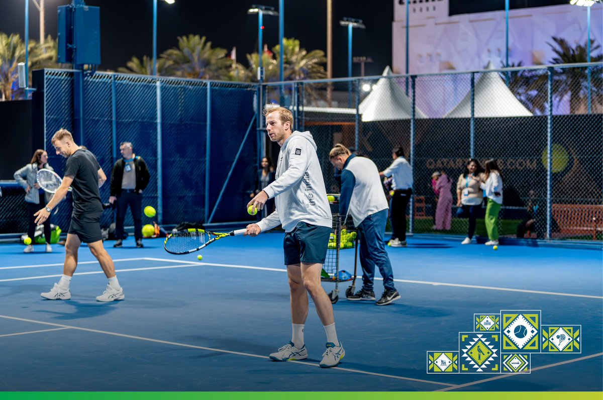 exxonmobil_qa's tweet photo. Thank you Tallon Griekspoor & Botic van de Zandschulp for holding a kids clinic for children from the ExxonMobil Qatar community! What a special and unforgettable experience!
#OurPastOurFuture #BuildingLegaciesTogether #30AndBeyond #QEMO2024 #QatarTennis https://t.co/6V6lQZSCHh