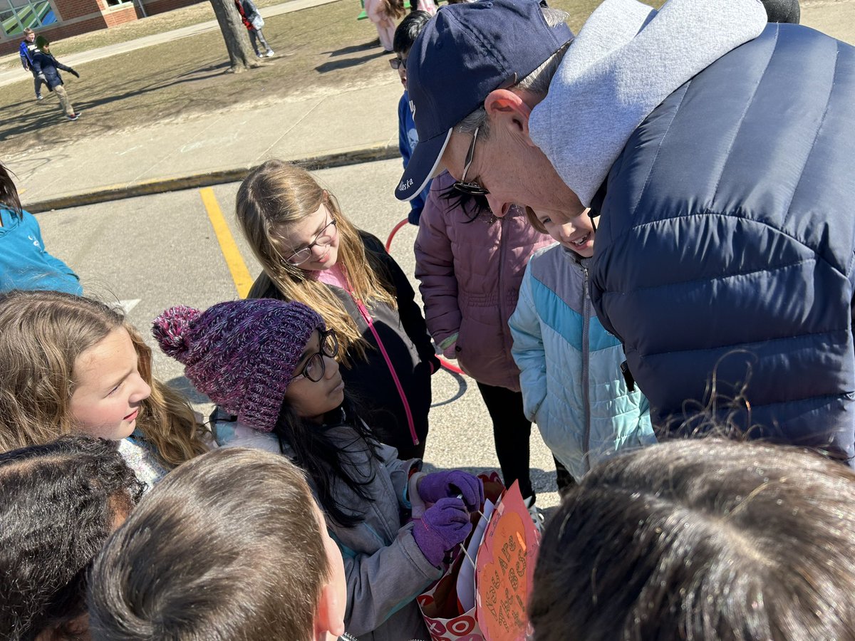 One of our sweet learners has been so thankful to our “recess teachers” for working hard in the cold to keep us safe. She suggested a “Warm Hearts” project for our class to write notes on hearts and give some hot hand warmers to them. We are so thankful for these amazing aides!