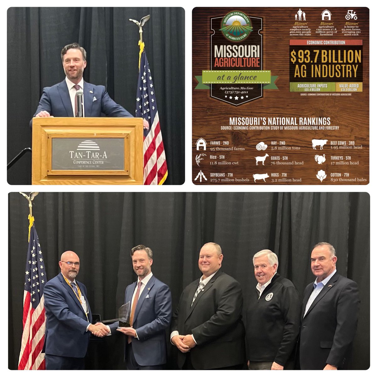 I’m honored to be recognized as Legislator of the Year by the Missouri Pork Association. @MOAgriculture is a $100 billion business and Missouri pork producers are an essential component of the industry.