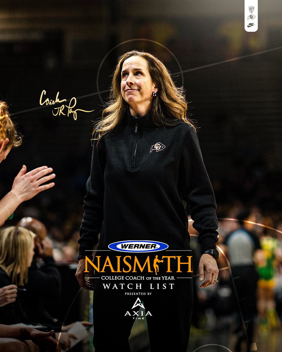 Colorado Women's Basketball 𦬠(@cubuffswbb) on Twitter photo Seems about right π
<a href="/CoachJRPayne/">CoachJRPayne</a> has been placed on the late season watch list for Naismith Womenβs College Coach of the Year π¦¬
#GoBuffs Seems about right π
<a href="/CoachJRPayne/">CoachJRPayne</a> has been placed on the late season watch list for Naismith Womenβs College Coach of the Year π¦¬
#GoBuffs