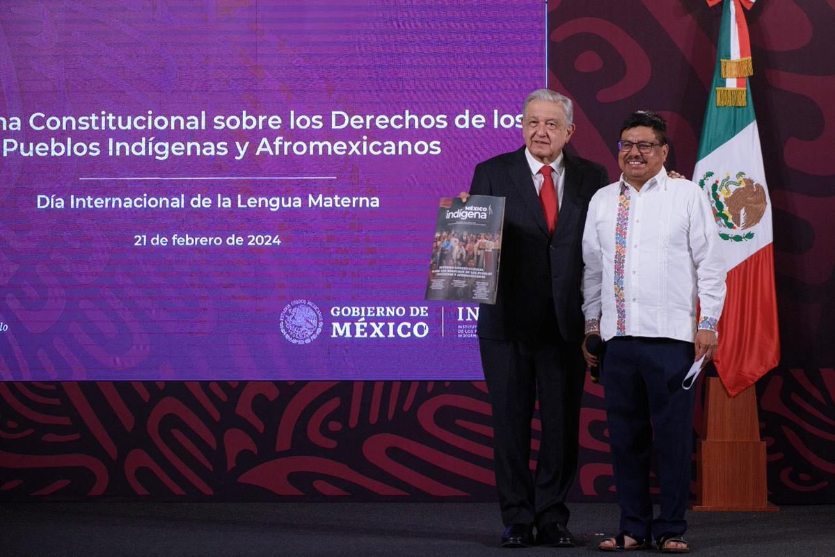 Hoy en la Conferencia del Presidente  <a href="/lopezobrador_/">Andrés Manuel</a> presentamos los contenidos y alcances de la Iniciativa de Reforma Constitucional sobre derechos de los pueblos indígenas y afromexicanos.

El corazón y espíritu de esta Reforma es el reconocimiento de los pueblos y comunidades