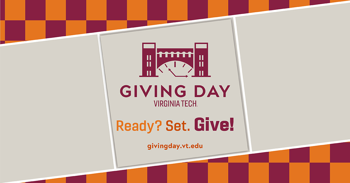 Giving Day is on! Your generosity fuels the groundbreaking research, enriching experiences, and student programs that make Virginia Tech home. Join the 24-hour movement and donate.🧡🦃➡️ givingday.vt.edu #VTGivingDay