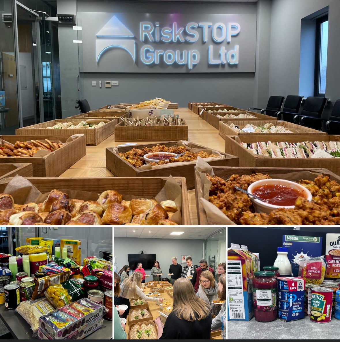 Today, we had the pleasure of treating our employees to a lunch buffet from Manna Kitchen. In the spirit of giving back, we encouraged donations to our local food bank in exchange. A heartfelt thank you to all of our amazing employees your kindness makes a real difference.