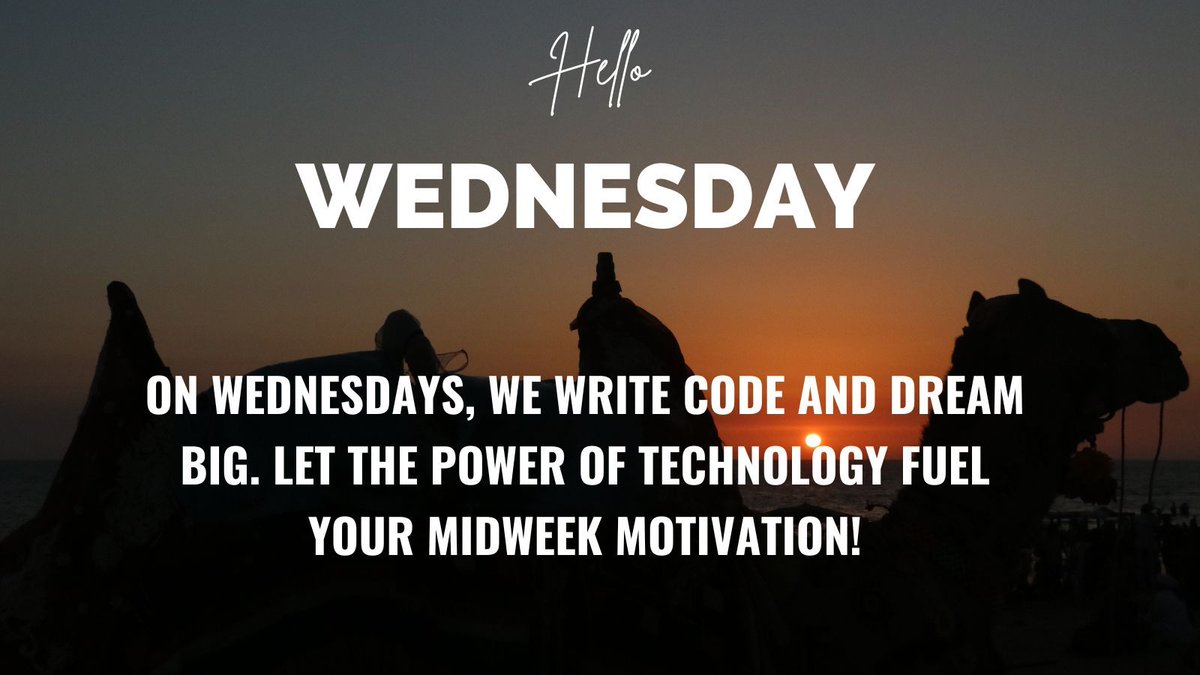 LibertyGroveSo's tweet image. On Wednesdays, we write code and dream big. Let the power of technology fuel your midweek motivation! #TechWednesday 👩‍💻