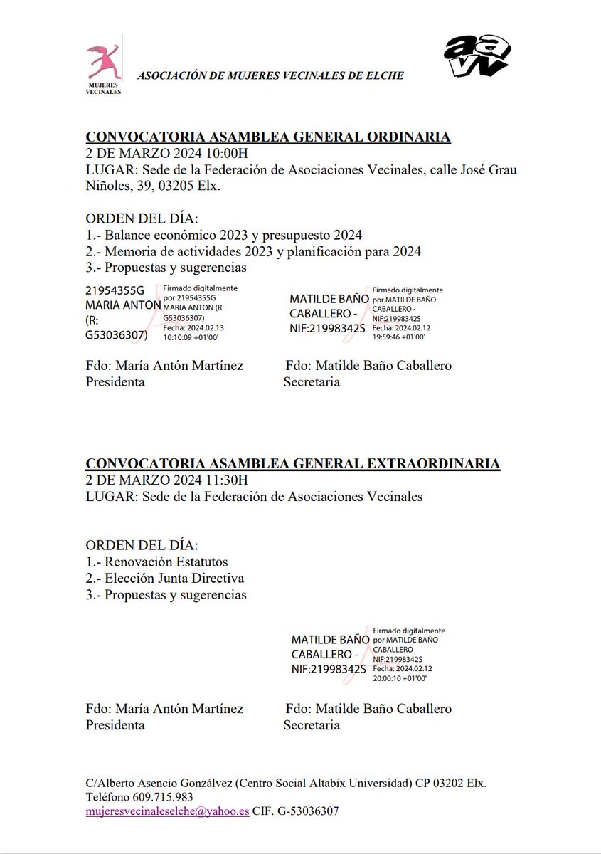 Esperamos contar con la presència de todas las mujeres de las asociaciones, es muy importante acudir todas! 
Día 2 de marzo en la sede de la Federación