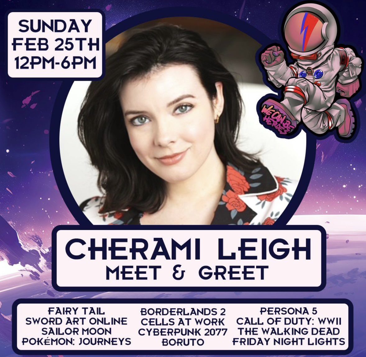 This weekend!! Join me at We Can Be Heroes Comics in Chatsworth! It will be my first in person event of 2024- I would love to see you there. Admission to the event is free. Autograph prices vary. We will have prints, posters, and yes… Funko POPs!