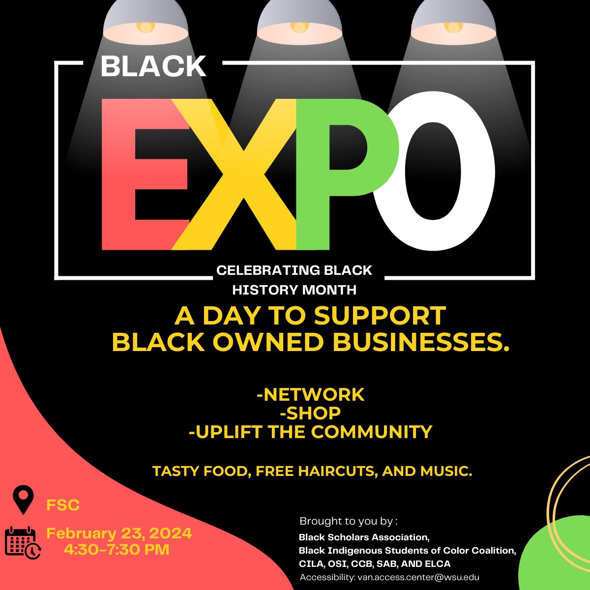 wsuvelca's tweet photo. Come celebrate Black History Month with us! https://t.co/8oe0gGZv4s