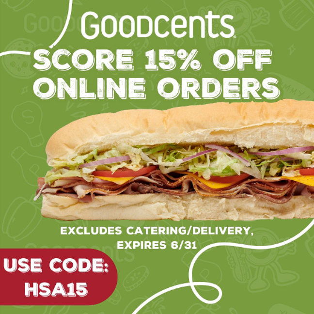 Fuel up at Goodcents before dominating the field <a href="/EatGoodcents/">Goodcents</a>!