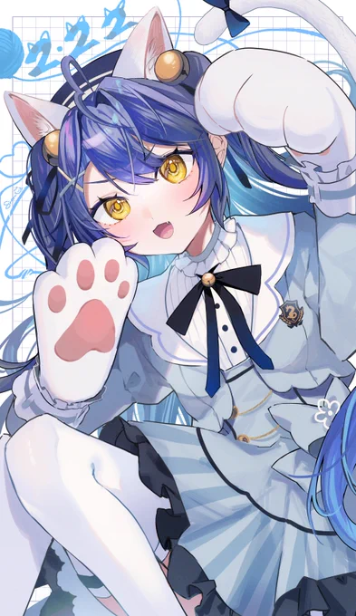 #絵こころ #猫の日 