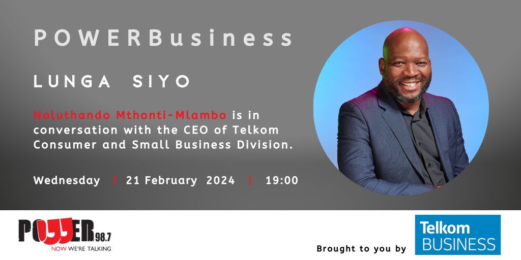Sponsored
Minister of Finance, Enoch Godongwana presented the #BudgetSpeech2024 today.

<a href="/Nolu_MM/">Noluthando Mthonti - Mlambo</a> is joined by the CEO of Telkom Consumer and Small Business Division, Lunga Siyo for a special in-studio post-budget statement panel discussion. He will also discuss how Telkom