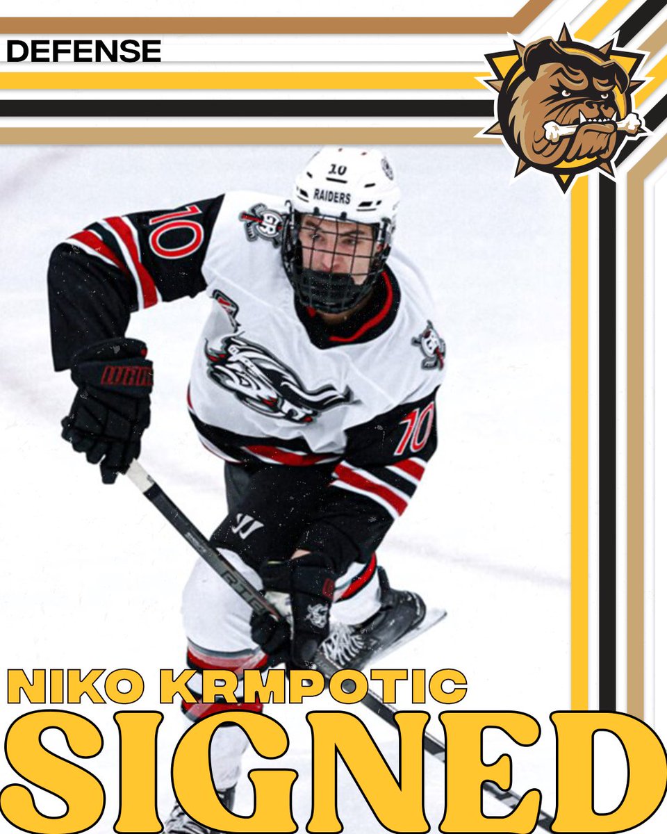 The Brantford Bulldogs are very proud to announce the signing of defenseman Niko Krmpotic! chl.ca/ohl-bulldogs/a… #BFD #OHL