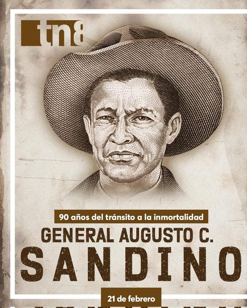 90 aniversario del tránsito a la inmortalidad del General Sandino, su legado histórico y su ejemplo han logrado vencer el tiempo y la geografía. Símbolo y bandera de los pueblos que luchan contra la explotación y la injusticia ❤️🖤
#Sandino90SiempreMasAlla 
#LeonRevolucion