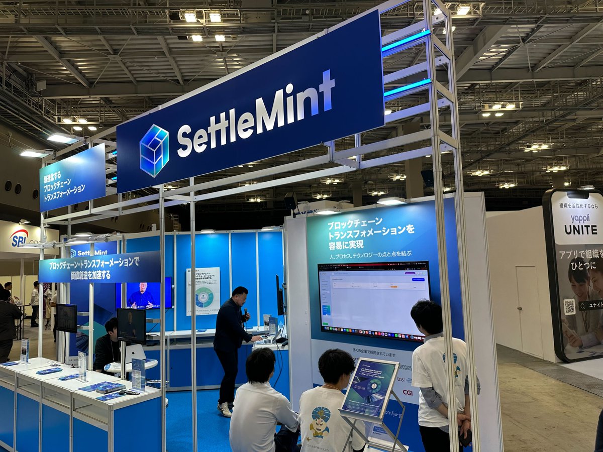 SettleMintCom's tweet image. This week we&apos;re at #JapanWeb3Week in Tokyo where our team is at Booth No: S21-08 meeting with attendees and showcasing SettleMint&apos;s Blockchain Transformation Platform. They&apos;re also holding  presentations and demos within the booth!

#BlockchainTransformation @SettleMintJapan