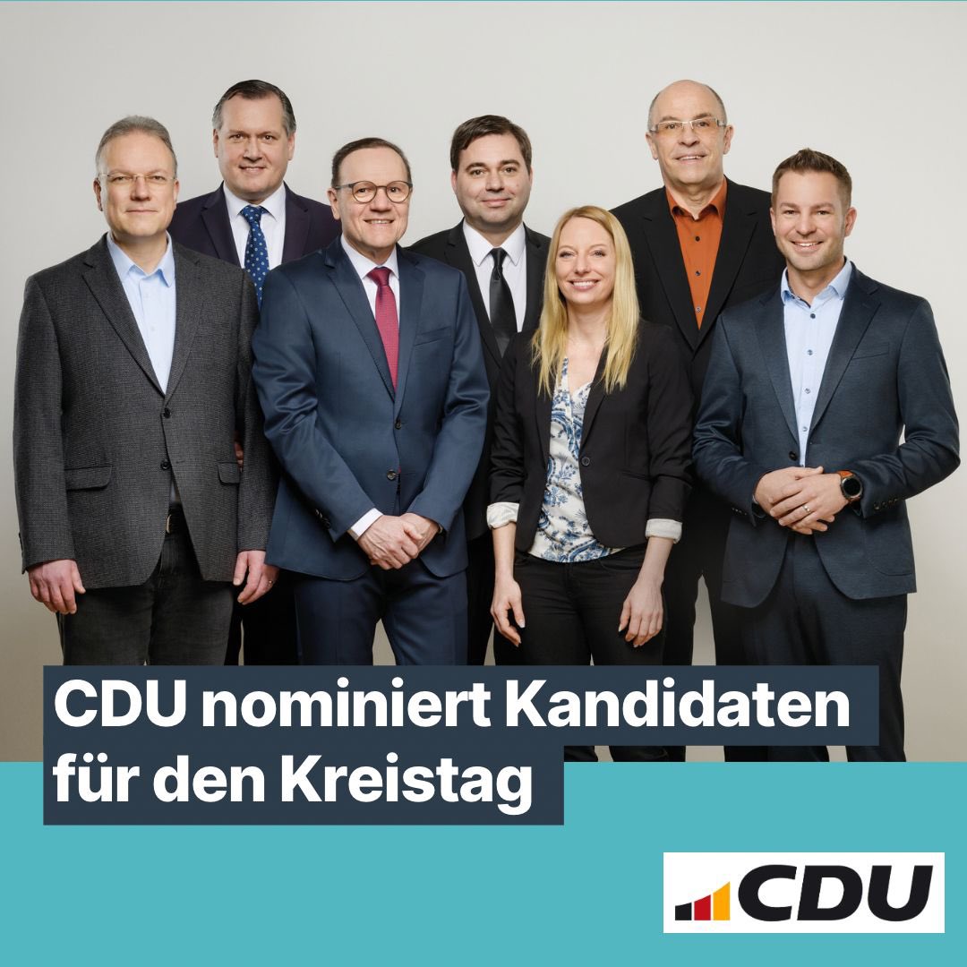 CDUNuertingen's tweet photo. Am Montag haben wir im Wahlkreis #Aichtal unsere Kandidaten für den Kreistag nominiert! 

Die Liste für die Stadt Aichtal und die Gemeinden Altdorf, Altenriet, Bempflingen, Neckartailfingen, Neckartenzlingen und Schlaitdorf steht 👍🏻 https://t.co/QEXzoBv99j