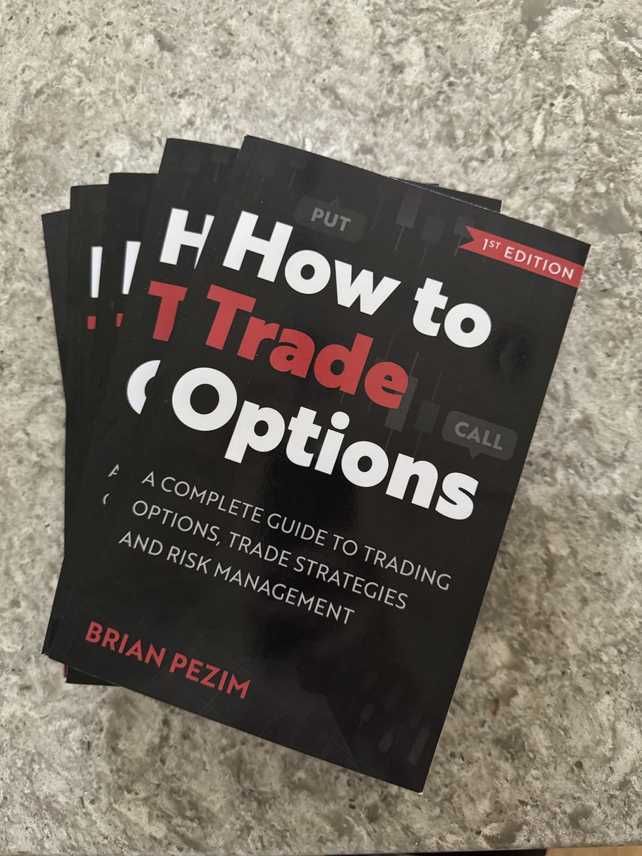 If you are interested in learning more about options and strategies I use to trade them - check out my new book on Amazon.