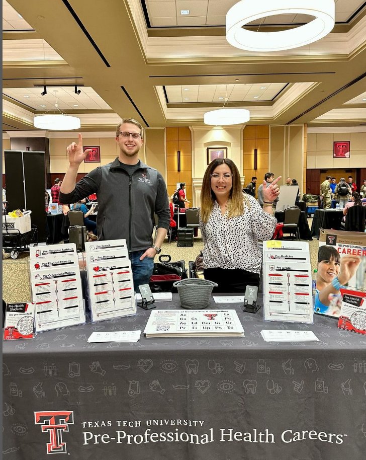 TTU_PPHC's tweet photo. thanks for stopping by our table at Techspo yesterday!

#ttupphc #texastech https://t.co/QeczYXC87Z