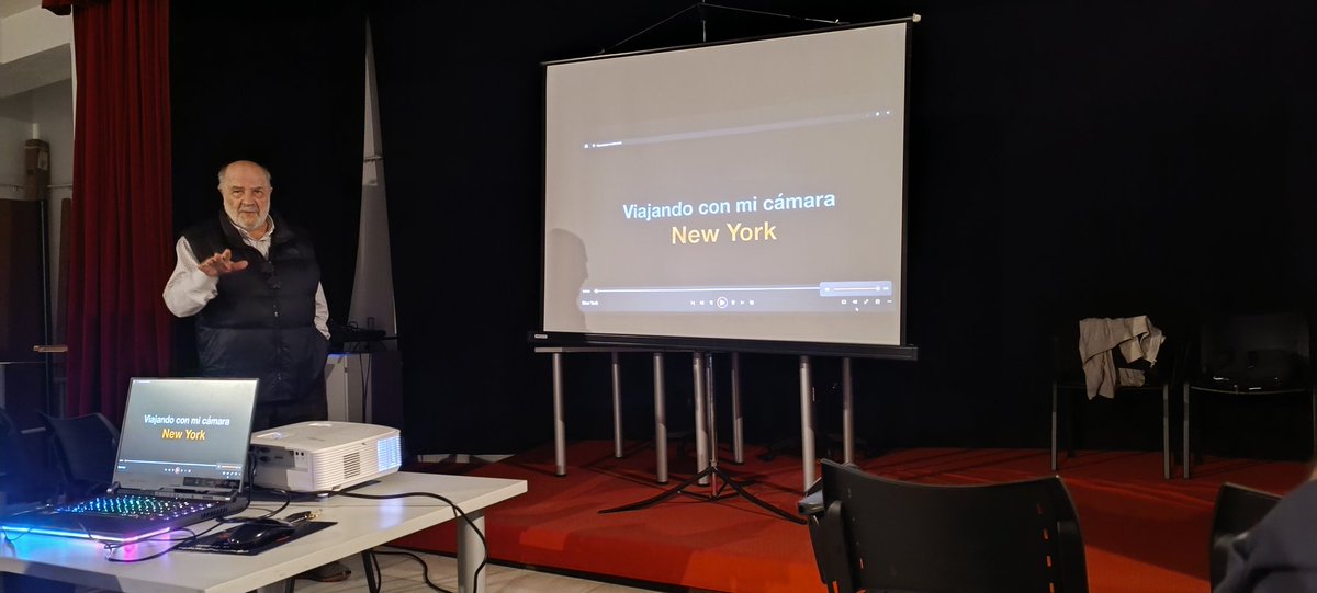 AFCV_Sevilla's tweet image. Presentación sobre #NewYork de nuestro socio Guillermo Perea.