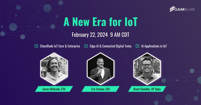 Demo Tomorrow! Don’t miss your chance to see #IoT #EdgeAI and #IntelligentAssets in action, register now:  

bit.ly/ClearBladeWebi…