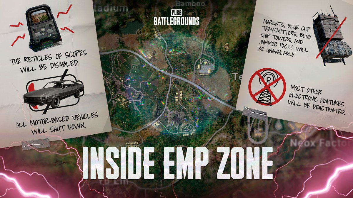 Here are some important things you need to know before fighting inside an EMP Zone! ⚡🛡️

#PUBG #BATTLEGROUNDS