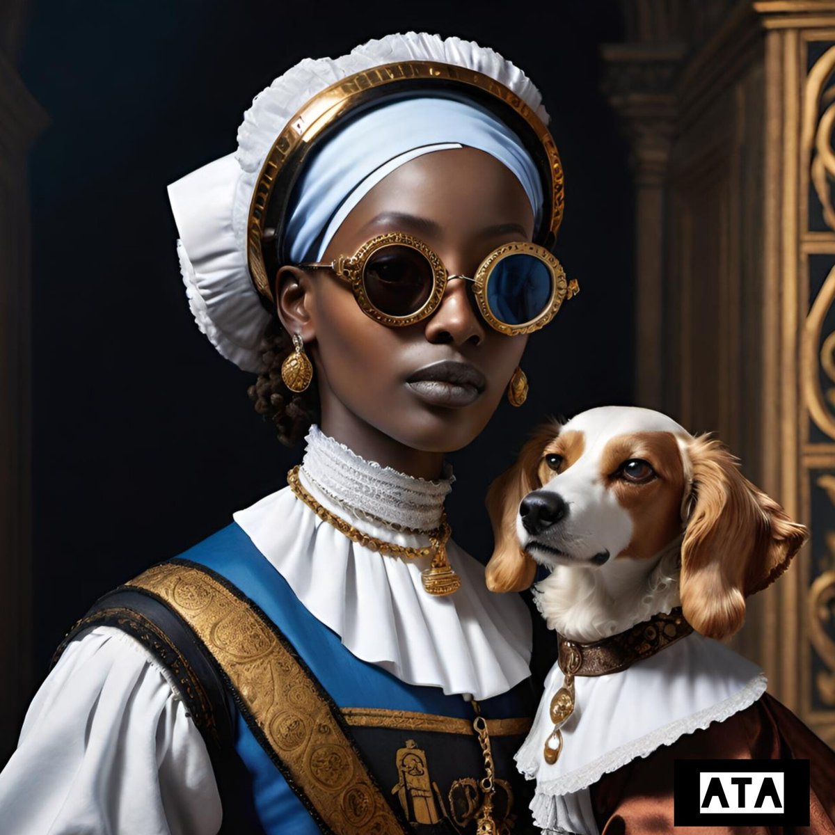 ayotheartist's tweet image. Esa &amp;amp; Bibi
#afrofuturism
#parallelworlds