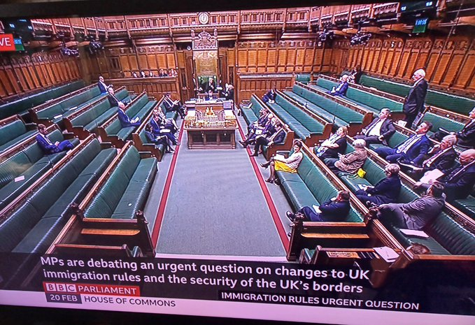 JeremyCordite's tweet photo. On the left: 
MPs debate UK borders.

On the right:
MPs debate Gaza's borders.

They don't care about you. https://t.co/1GpDq6H4VP