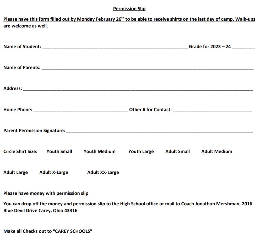 Carey Blue Devils FB tweet media