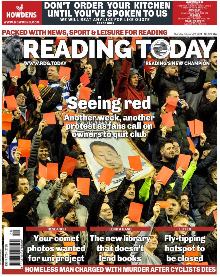 AndyPreston96's tweet photo. π₯ππππππ πππΏπ₯
Latest protest see #ReadingFC and #PVFC fans show Dai Yongge and bad football owners the red card #RedCardProtest #SellBeforeWeDai @SellBeforeWeDai
ποΈPrint edition of @RdgToday out tomorrowποΈ#TomorrowsPapersToday https://t.co/7vYF9X6sKL