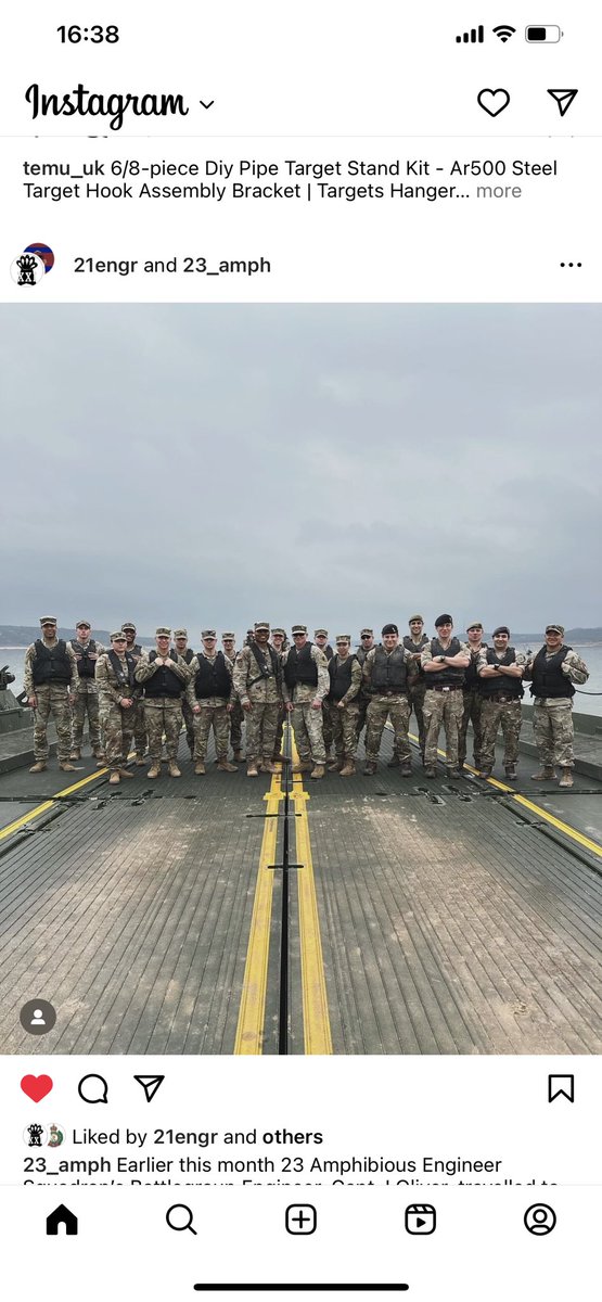 Last month members of @23_Amph, 26 Engr Regt and Gp HQ staff visited @20thEngineer (The LumberJack Batt) for their WWGC key leader engagement. Units from the Gp are deploying soon on Op LINOTYPER with @3rdUKDivision #IronSappers @Proud_Sappers