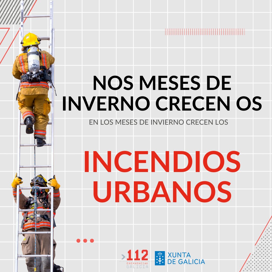 112Galicia's tweet photo. Durante os dous primeiros e os dous últimos meses do pasado ano, superáronse os 𝐬𝐞𝐭𝐞 incendios diarios.

🔸 Limpa a campá extractora e a cheminea con regularidade 🧽
🔸 Evita usar conexións e cables defectuosos 🔌
🔸 Non seques a roupa sobre radiadores ou estufas 🔥 https://t.co/xsXtJt4xpd