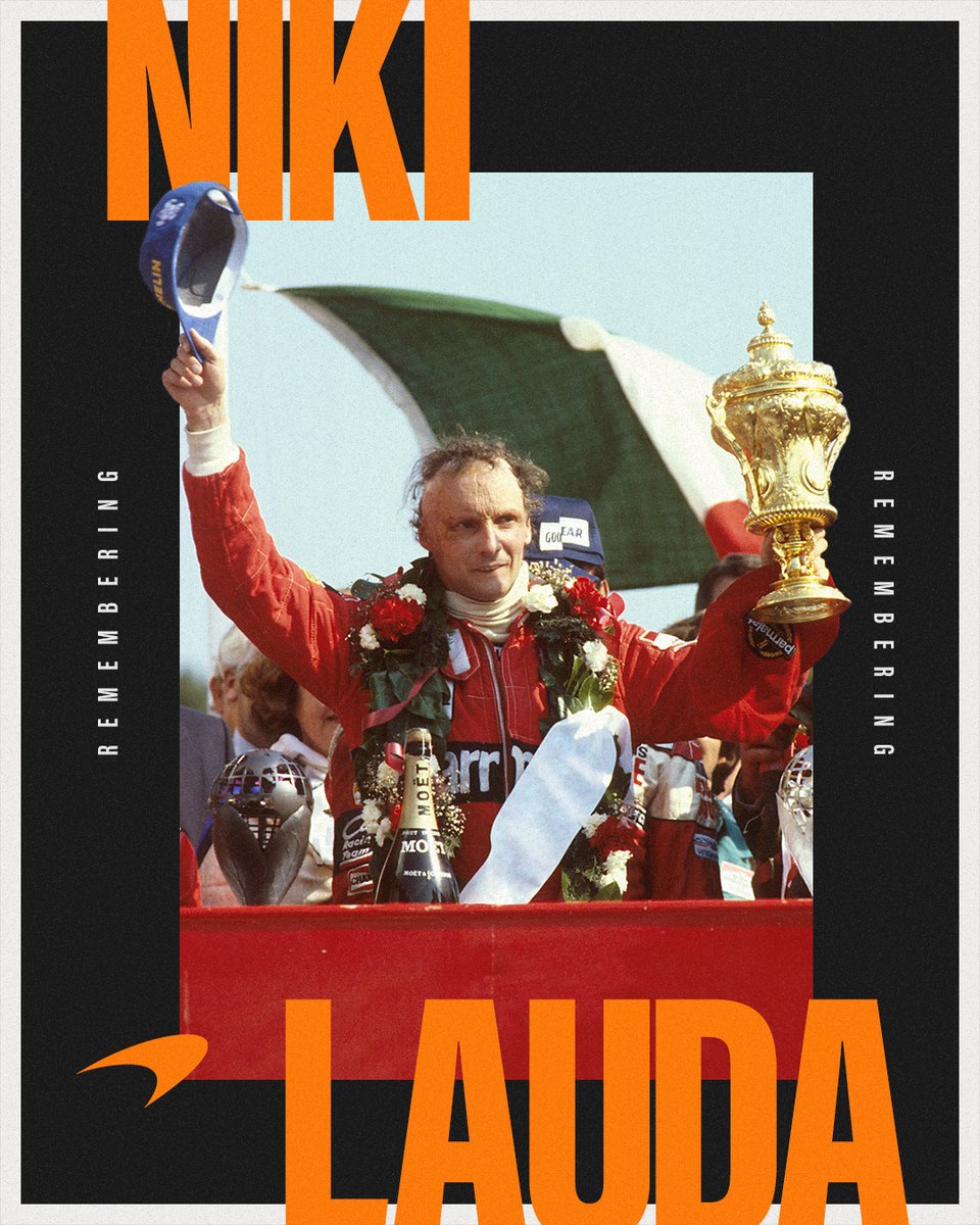 Remembering Niki Lauda on what would have been his 75th birthday. A supreme talent both on and off the track with a legendary legacy in our sport. 🧡