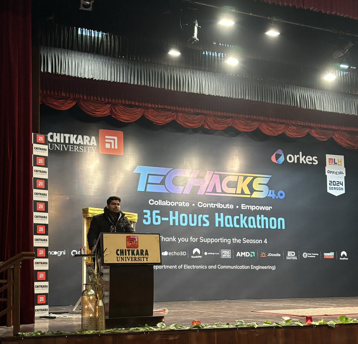 aryankaushikdev's tweet image. @techackscu 4.0 wrapped up!

Thanks to all the folks who put their time and effort in making it possible!

#hackathon #community #punjab #bharat @orkesio @GitHubEducation @MLHacks