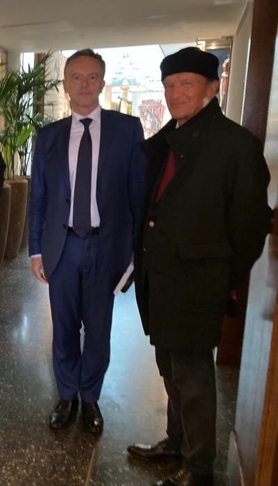 martin_briens's tweet photo. Cordoglio per la scomparsa di Jérome Zieseniss, presidente del Comitato Francese per la Salvaguardia di Venezia, che avevo avuto il piacere di incontrare durante la mia ultima visita in città. 
Il suo impegno per la tutela del patrimonio culturale rimarrà un faro. https://t.co/64zeVDNZ00