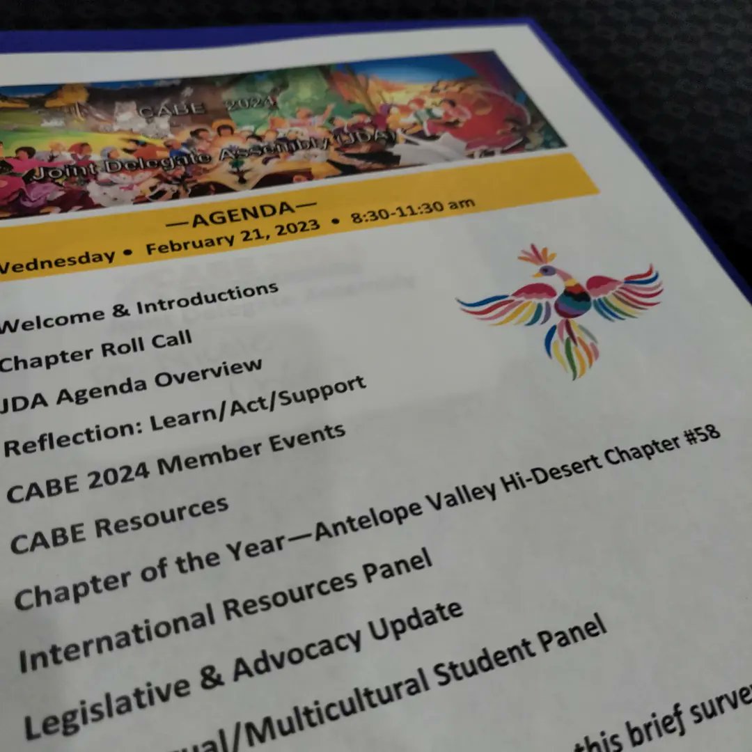 NicoleDChavez's tweet photo. Feeling inspired at the CABE Conference Joint Delegates Assembly, a time to reflect with fellow CABE Chapters and Affiliate leaders, focusing on strengthening statewide networks, advocacy for biliteracy and English Learner programs. #gocabe #cabeocchapter73 https://t.co/rqoxOaO7Tw