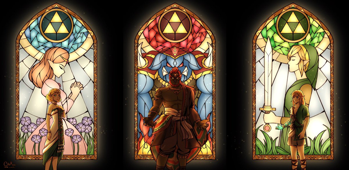 Happy 38th ! ✨

#ゼルダの伝説38周年
#Zelda38th #totk #fanart