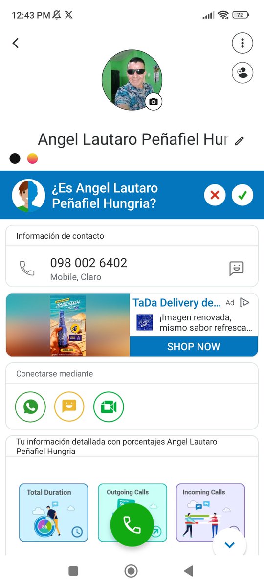 dchalito's tweet photo. @EmergenciasEc @BancoPacificoEC Así lo reconoce call app https://t.co/FIYRdm4CaI