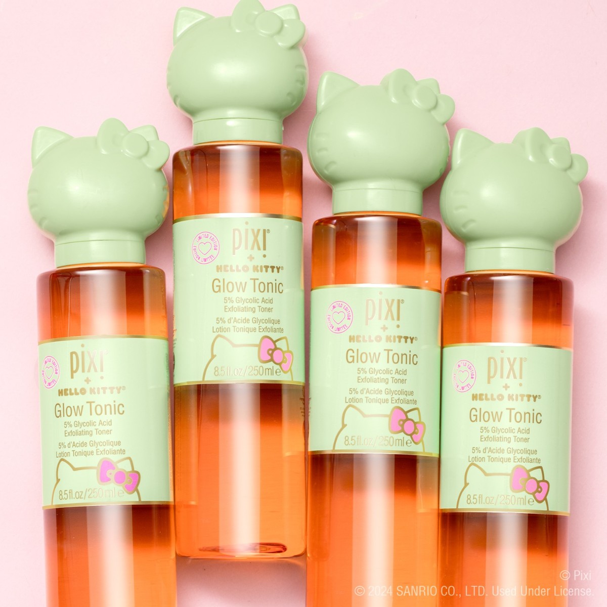 PIXIBeauty's tweet photo. Discover our iconic Glow Tonic formula, inspired by @HelloKitty! πβ¨ Created to exfoliate, hydrate, smooth and energize with Glycolic Acid, Aloe Vera and Ginseng! Time to treat complexion to instantly raised skin radiance!π
#PixiBeauty #Skintreats #BowMeetsGlow #HelloKitty https://t.co/VaHPFzfyO1
