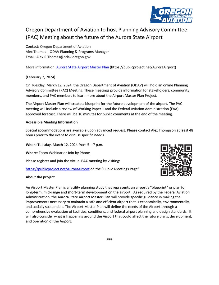 OR Dept of Aviation tweet media