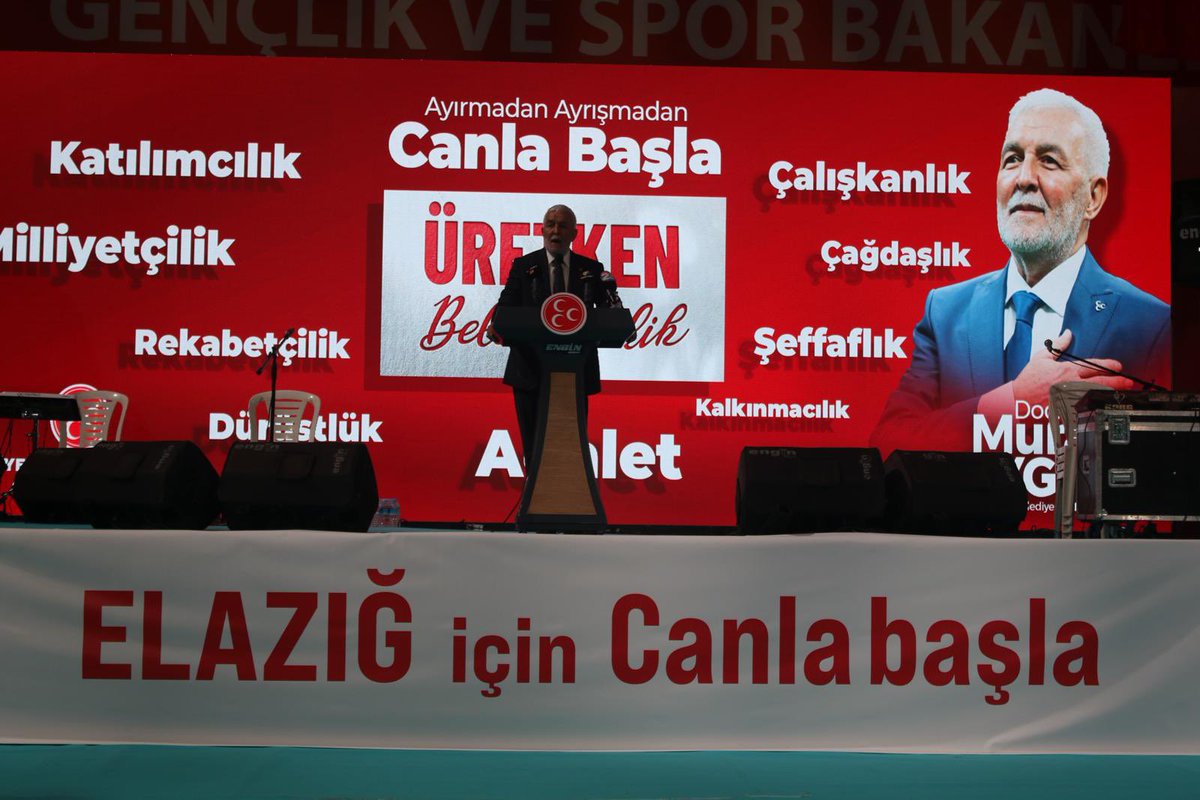 Biz, Elazığ'ın Muradını biliyoruz. Buna uygun olarak Elazığ'ı şeffaf, hesap verebilir, denetlenebilir, dürüst belediyeciliğe kavuşturacağız.

#ElazığMuradınaErecek
#HalkımızDeğişimdeKararlı