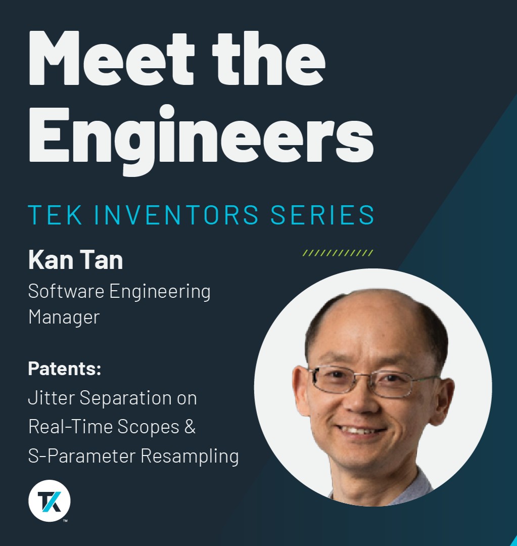 tektronix's tweet photo. During #EngineersWeek, we are highlighting innovative engineers at #Tektronix who hold patents. These engineers are constantly innovating & pushing the test and measurement industry to new heights. Today we are focusing on Kan Tan.
#Engineering #Innovation #WorkAtTek #EWeek2024 https://t.co/8z0QM6OjGW