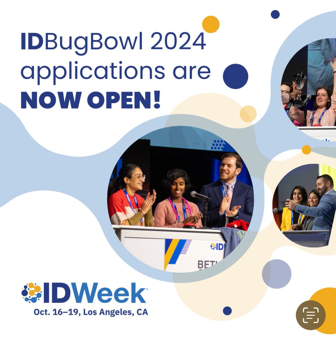 It’s time! Applications are NOW OPEN for ID BugBowl 2024 in Los Angeles!  Get your team together! For more information and to apply, visit idweek.org/events/bugbowl/