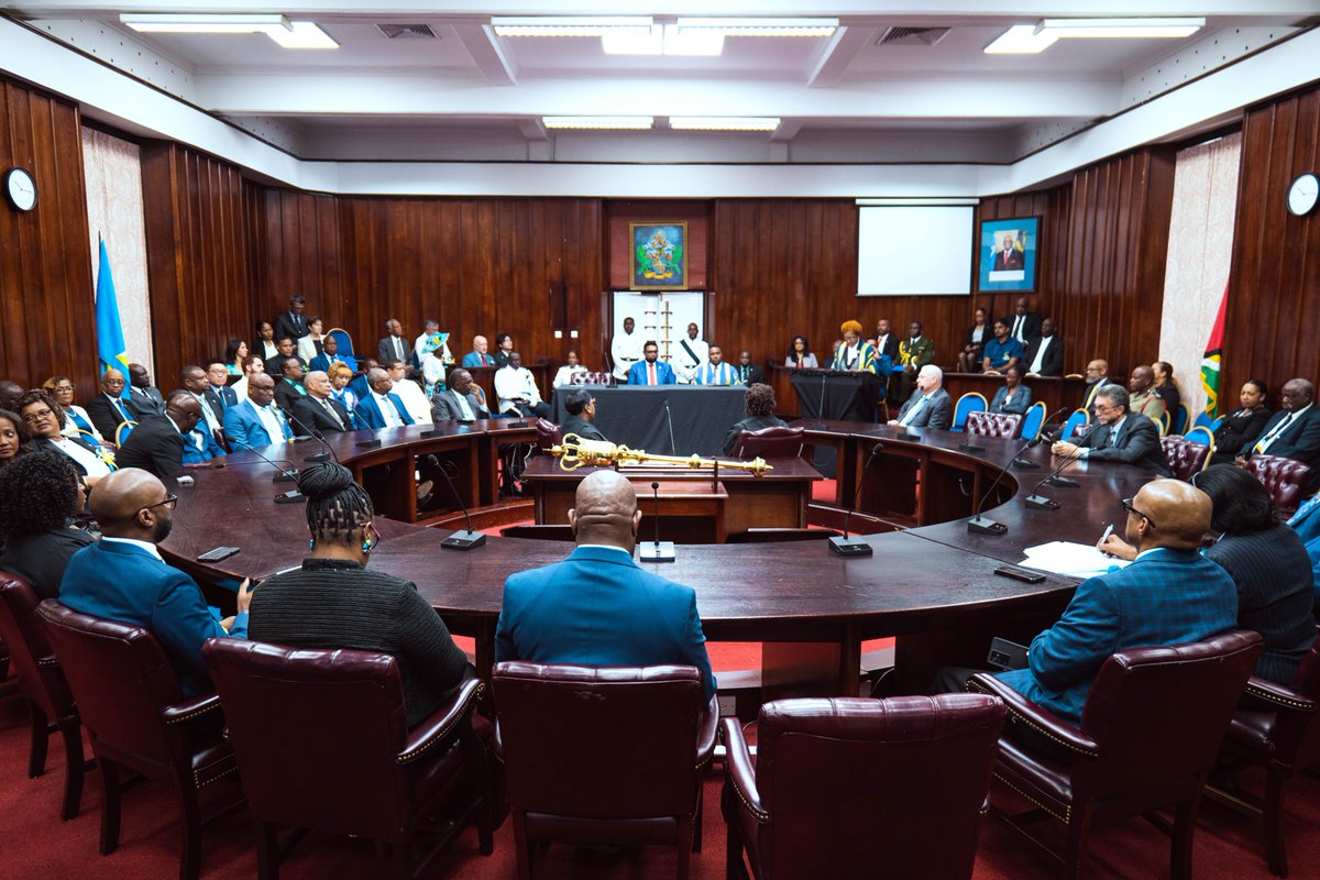 opmsaintlucia's tweet photo. ๐ฑ๐จSaint Lucia hosts the President of the Co-operative Republic of ๐ฌ๐พGuyana, H.E. @DrMohamedIrfaa1, for our #Independence45 celebrations.
President Ali addressed a Special Joint Sitting of Parliament on Feb. 21 and will participate in other official Independence 45 activities. https://t.co/9bWYslw2uf
