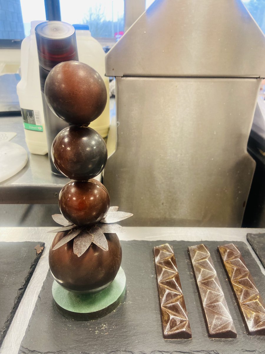 Chocolate work today in Nantgarw